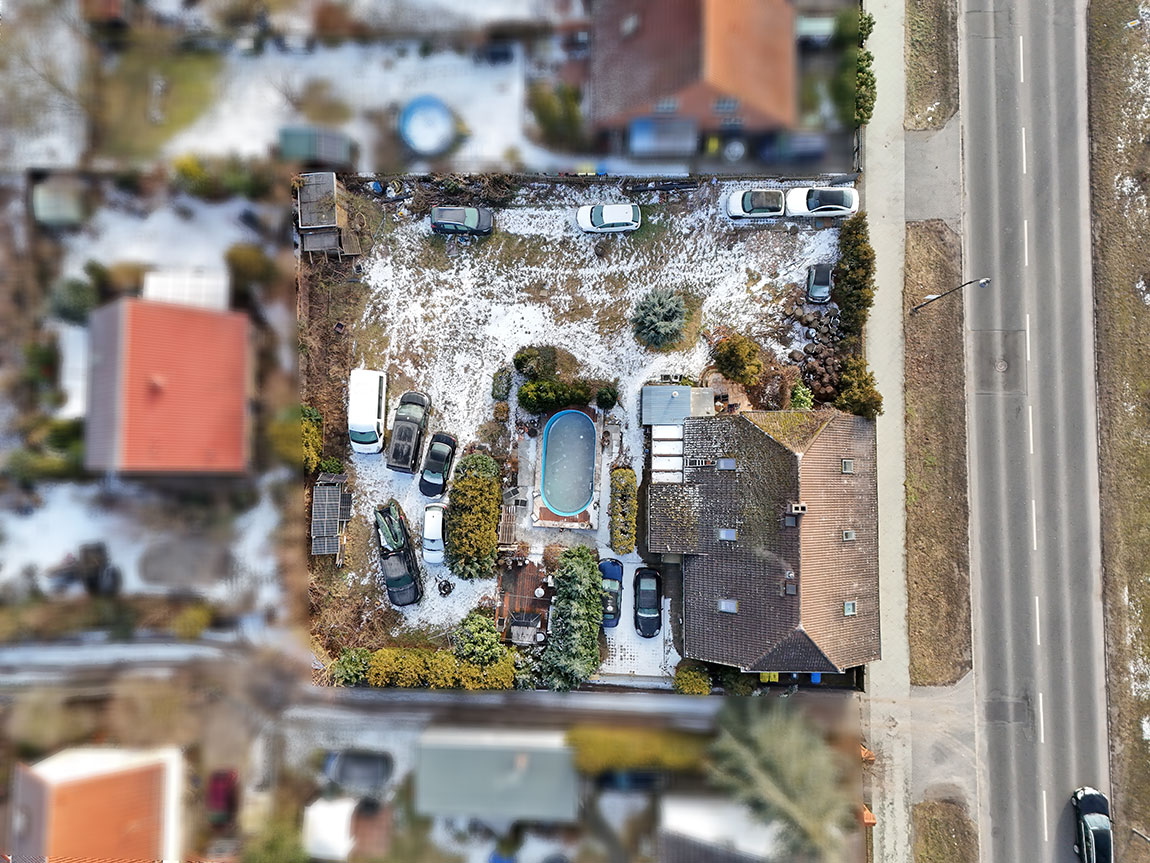 GRZ 0,4 und bis zu 3 Geschosse!  Wohnbaugrundstück in zentraler Lage nahe Rathaus Falkensee