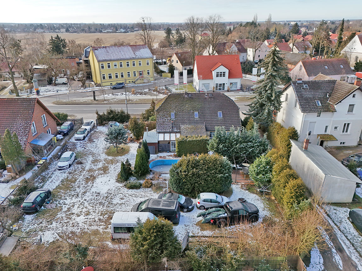 GRZ 0,4 und bis zu 3 Geschosse!  Wohnbaugrundstück in zentraler Lage nahe Rathaus Falkensee